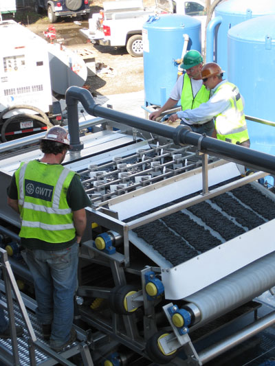MGP Sludge Dewatering and Water Treatment System