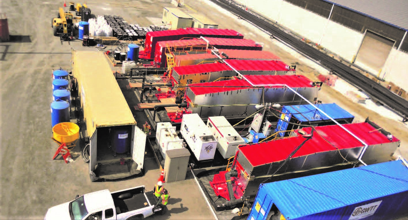 Oil Pipeline Spill Remediation: Water Treatment System